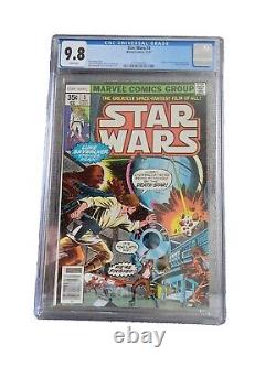 STAR WARS #5 CGC 9.8 WP Marvel Comics 1977 Death Star, Luke Skywalker, Chewy