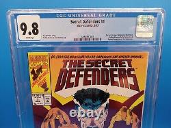 Secret Defenders 1 CGC 9.8 WHITE PAGES NEWSSTAND 1993