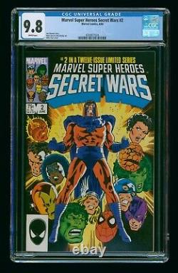 Secret Wars #2 (1984) Cgc 9.8 Marvel Super Heroes White Pages