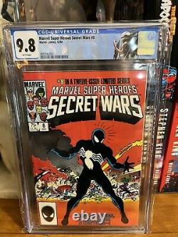Secret Wars #8 CGC 9.8 with custom Venom label