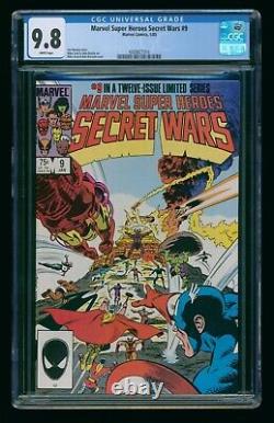 Secret Wars #9 (1985) Cgc 9.8 Marvel Super Heroes White Pages