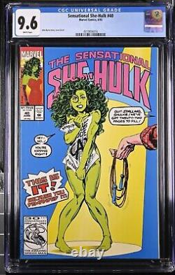 Sensational She-Hulk #40 CGC 9.6 Controversial Naked Jump Rope Issue 1992 Marvel