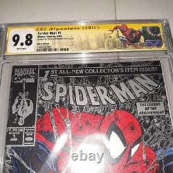 Signed SPIDER-MAN #1 CGC SS 9.8 (NM/MT) by TODD MCFARLANE 1990 SILVER EDITION