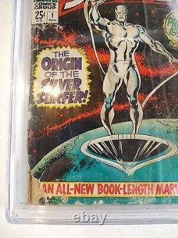 Silver Surfer #1 (1968 Marvel) CGC. 5 Custom Label 1st Solo Title HUGE KEY Comic