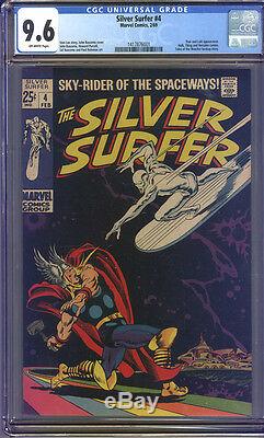 Silver Surfer #4 CGC 9.6 NM+ Universal CGC #1417876001