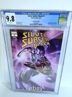 Silver Surfer Black #1 CGC 9.8 Clayton Crain Trade Variant Marvel Comics COA