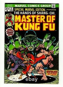 Special Marvel Edition #15 (1973) 1st Shang Chi Master of Kung Fu fn/vf / sh3