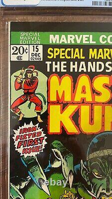 Special Marvel Edition 15 1st Shang Chi Master of Kung Fu CGC 9.6 Rare White Pgs