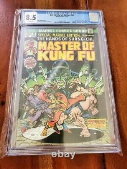 Special Marvel Edition #15 CGC 8.5 1973 1st app. Shang Chi