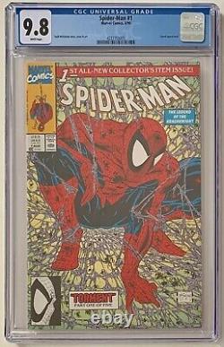 Spider-Man #1 CGC 9.8 Lizard Appearance / Todd McFarlane Marvel Comics 1990