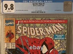 Spider-Man 1 CGC 9.8 WP Rare Newsstand Marvel Comics 1990 McFarlane KEY MCU