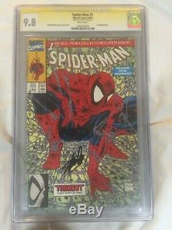 Spider-Man 1990 #1 CGC 9.8 Signature Series Stan Lee Signed
