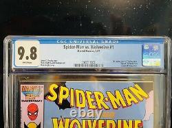 Spider-Man vs Wolverine 1 CGC 9.8 White Pages (1st app of Charlemagne)