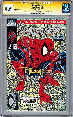 Spider-man #1 Cgc-ss 9.6 Platinum Edition Signed By Todd Mcfarlane 1990