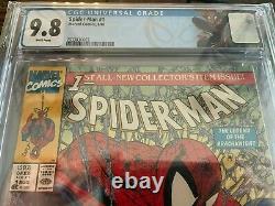 Spider-man #1 Marvel Comics 08/1990 Todd Mcfarlane Cgc 9.8 Custom Label