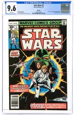 Star Wars #1 (Marvel, 1977) CGC NM+ 9.6 White pages