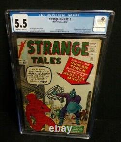 Strange Tales #111 Marvel Silver Age 2nd Appearance Dr Strange Cgc Graded 5.5