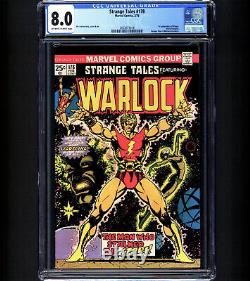 Strange Tales #178 CGC 8.0 1ST MAGUS Universal Church Truth 1975 Warlock Thanos