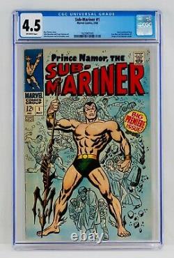 Sub-Mariner #1 CGC 4.5 1968 Prince Namor Origin Key Grail Marvel Comics Iron Man