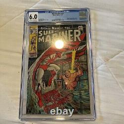 Sub-Mariner #19, CGC 6.0, 1st App. Stingray 1969 Silver Age Marvel Comics Key