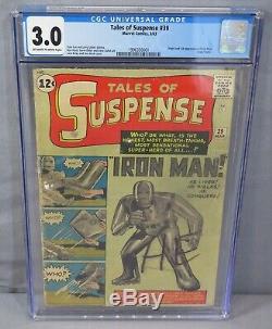TALES OF SUSPENSE #39 (Iron Man 1st app. & origin) CGC 3.0 Marvel Comics 1963