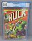 THE INCREDIBLE HULK #181 (Wolverine 1st app. With MVS) CGC 5.0 VG/FN Marvel 1974