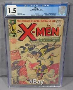 THE X-MEN #1 (First appearance & Origin) CGC 1.5 Marvel Comics 1963 Uncanny