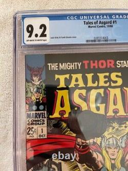 Tales Of Asgard #1 CGC 9.2 OWTW Pages Marvel Comics 1968