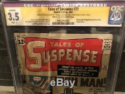 Tales Of Suspense 39 Cgc Ss Stan Lee first appearance of Iron Man (1963)