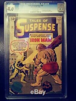 Tales Of Suspense 40 CGC 4.0 2nd Second app. Of Iron Man Free Domestic Shipping