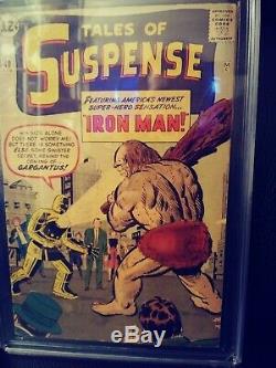 Tales Of Suspense 40 CGC 4.0 2nd Second app. Of Iron Man Free Domestic Shipping