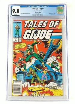 Tales of G. I. Joe #1 CGC 9.8 Rare NEWSSTAND White Pages 1988 Marvel Comics ARAH