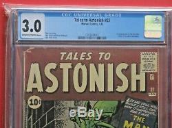 Tales to Astonish #27 CGC 3.0 Marvel 1962 Huge Key FIRST App of Ant-Man