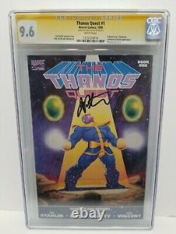 Thanos Quest #1 CGC SS 9.6 NM+SIGNED BY JIM STARLIN Marvel Comics 1st Print