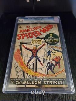 The Amazing Spider-Man #1 1963 CGC 5.5
