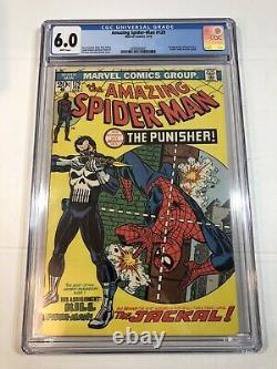 The Amazing Spider-Man #129 (Feb 1974, Marvel) CGC 6.0 1st Punisher White Pages