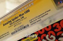 The Amazing Spider-Man #300 CGC 9.4 SS Signature Todd McFarlane First VENOM