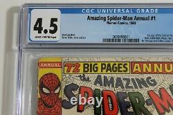 The Amazing Spider-Man Annual #1 VG+ CGC 4.5 (Marvel)