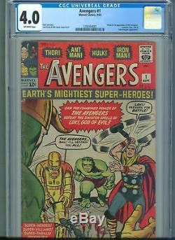 The Avengers #1 (Sep 1963, Marvel) CGC 4.0 1st Appearance of the Avengers