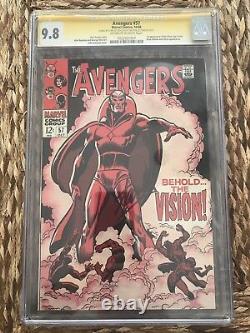 The Avengers #57 Cgc 9.8 SS Lee 1 Of 2 In Existence 1st Appearance Of Vision