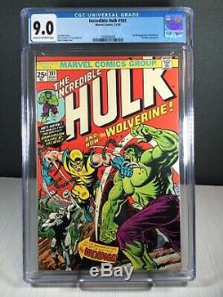 The Incredible Hulk #181 (Nov 1974, Marvel) CGC 9.0