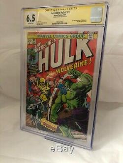 The Incredible Hulk #181 (Nov 1974, Marvel) Signed Stan Lee Cgc Graded