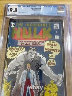The Incredible Hulk #1cgc 9.8 Marvel Comicsmexicofoil Variantfree Shipping