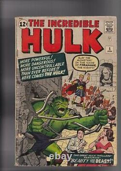 The Incredible Hulk #5 GD/VG 3.0 (Marvel)