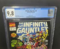 The Infinity Gauntlet Issue #3 CGC 9.8 Disney Avengers 1991 Marvel Thanos Rare
