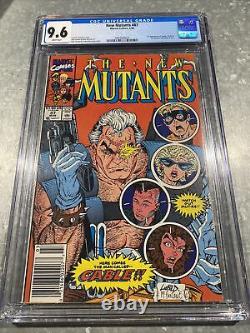 The New Mutants #87 First Cable CGC 9.6 Newsstand Todd Mcfarlane Deadpool 3