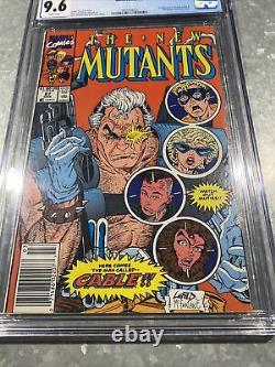The New Mutants #87 First Cable CGC 9.6 Newsstand Todd Mcfarlane Deadpool 3