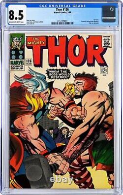 Thor #126 Marvel 1966 CGC 8.5 Thor VS. Hercules, 1st issue