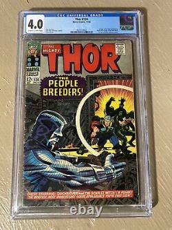 Thor #134 CGC 4.0 Marvel Comics 1966 1st app High Evolutionary