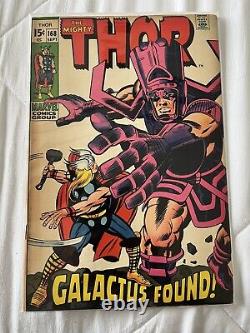 Thor #168, CGC 5.0 (VG/FN), Origin of Galactus Begins! MARVEL SILVER KEY 1969